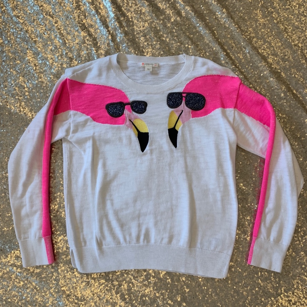 J.Crew Crewcuts Kids Flamingo Sweater
